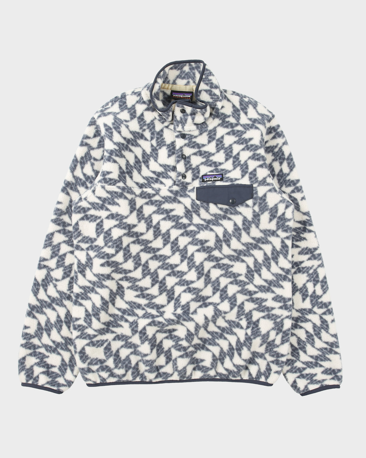 Fall 24 Patagonia Women's Geometric Lightweight Synchilla Snap-T Pullover Fleece - M