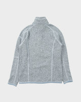 Patagonia Women's Marl Misty Blue Better Sweater Quarter-Zip Fleece - S