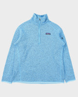 Patagonia Women's Marl Blue Better Sweater Quarter-Zip Fleece - XL