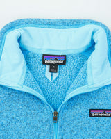 Patagonia Women's Marl Blue Better Sweater Quarter-Zip Fleece - XL
