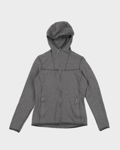 Arc'teryx Grey Full Zip Hooded Fleece - M