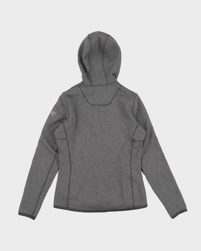 Arc'teryx Grey Full Zip Hooded Fleece - M