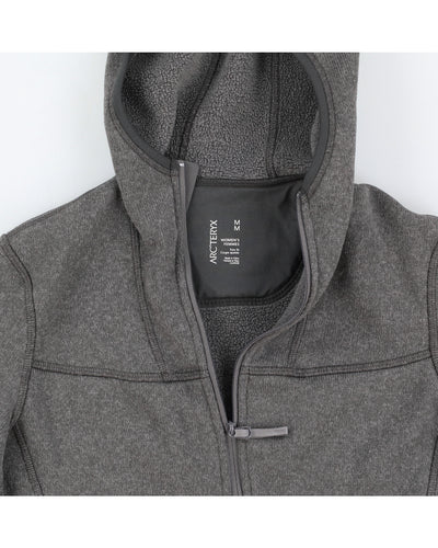 Arc'teryx Grey Full Zip Hooded Fleece - M