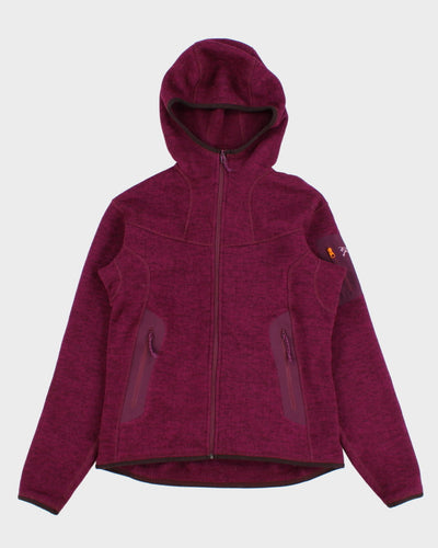 Arc'teryx Womens Purple Zip Up Fleece Jacket - M