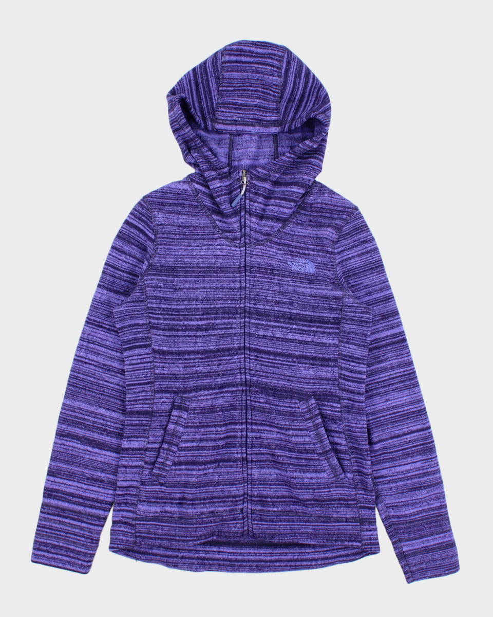 The North Face Purple Zip Up Fleece Jacket - S
