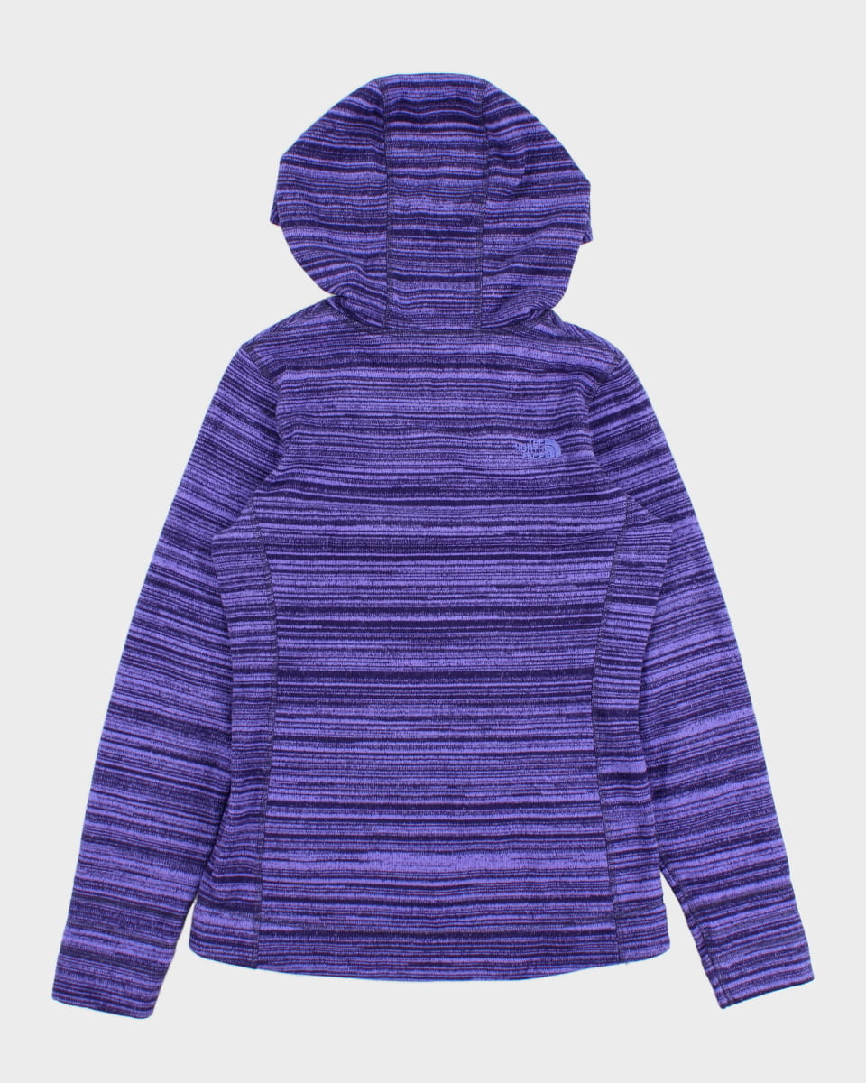 The North Face Purple Zip Up Fleece Jacket - S