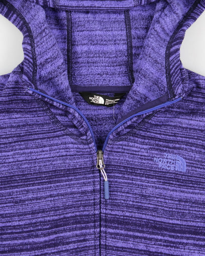 The North Face Purple Zip Up Fleece Jacket - S