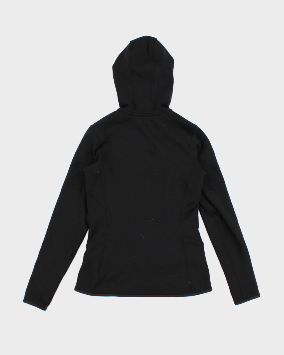 Arc'teryx Black Hooded Zip Up Fleece - XS