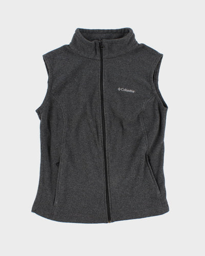 Columbia Grey Zip Up Fleece Vest - XXL