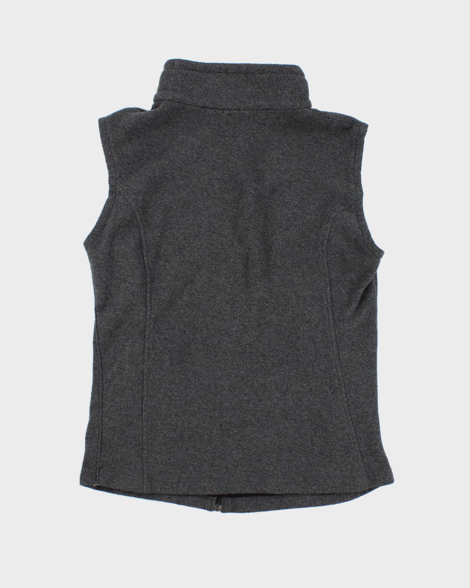 Columbia Grey Zip Up Fleece Vest - XXL