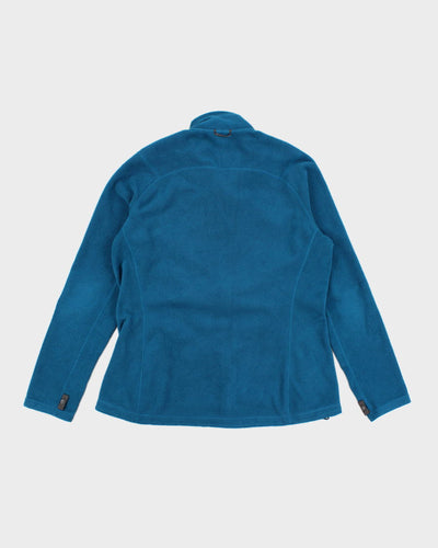 Women's Blue The North Face Zip Up Fleece - XL