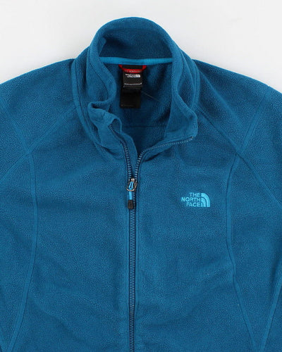 Women's Blue The North Face Zip Up Fleece - XL