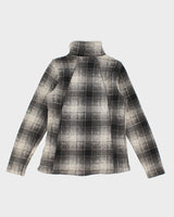 The North Face Zip Up Patterned Fleece - XS