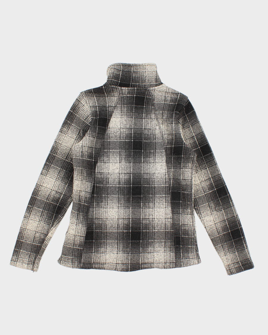 The North Face Zip Up Patterned Fleece - XS