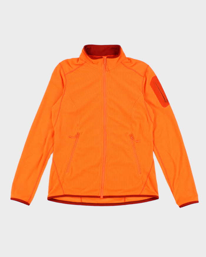 Women's Orange Arc'teryx Zip UP Fleece - XS