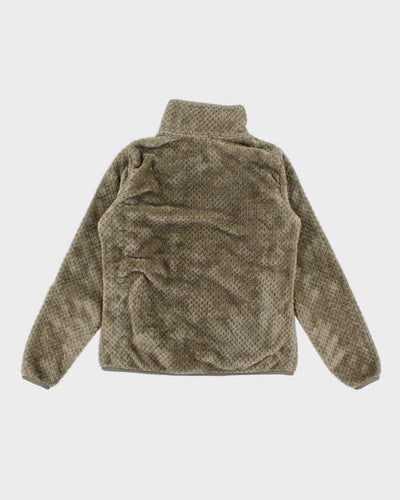 Womens Green Columbia Zip Up Fleece - M