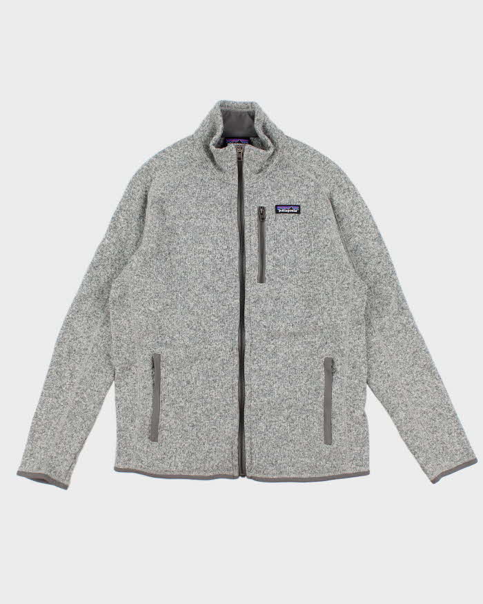 Womens Grey Patagonia Full Zip Fleece - M