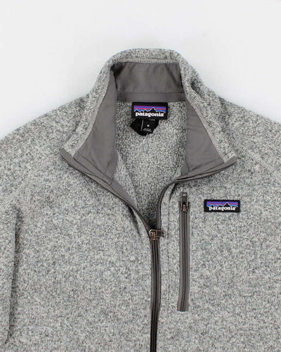 Womens Grey Patagonia Full Zip Fleece - M