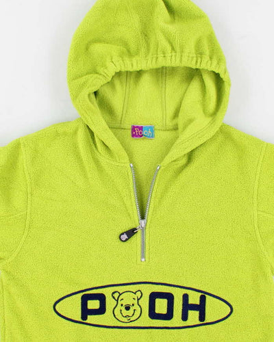 Vintage Women's Lime Green Pooh Bear Fleece - M