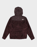 The North Face Purple Hooded Fleece - M