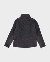 Womens Grey Patagonia Quarter Zip Fleece - XS