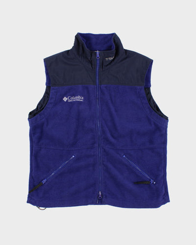 Vintage 90s Columbia Sleeveless Tech Fleece  - M