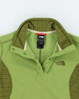 Vintage 2000's Women's The North Face Quarter Button Up Fleece - S