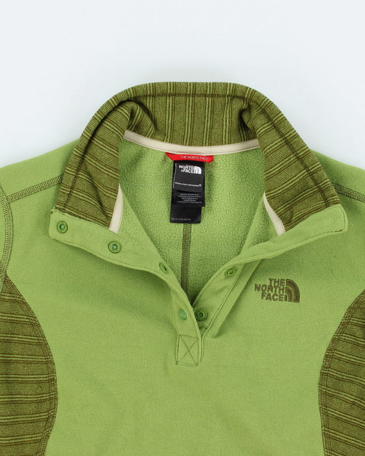 Vintage 2000's Women's The North Face Quarter Button Up Fleece - S
