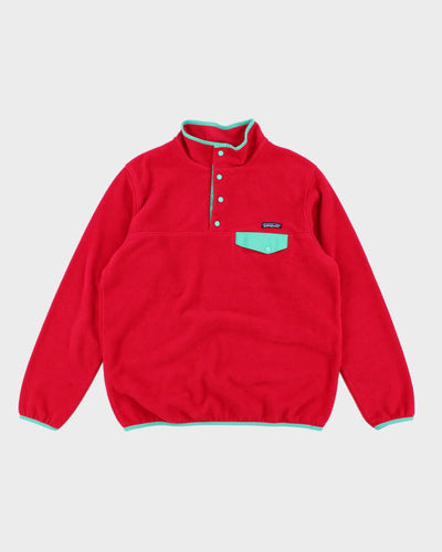 Patagonia Pink Quarter Button fleece - XL