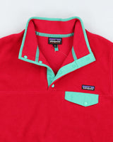 Patagonia Pink Quarter Button fleece - XL