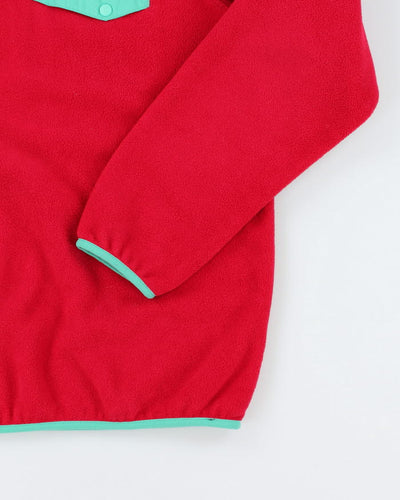 Patagonia Pink Quarter Button fleece - XL