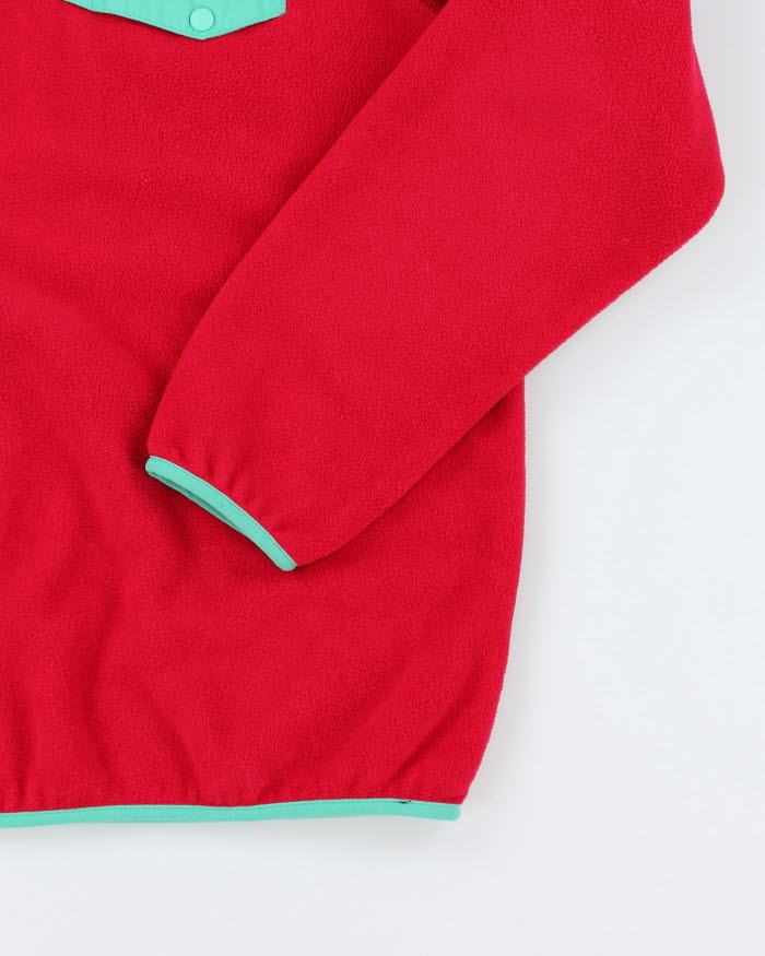 Patagonia Pink Quarter Button fleece - XL