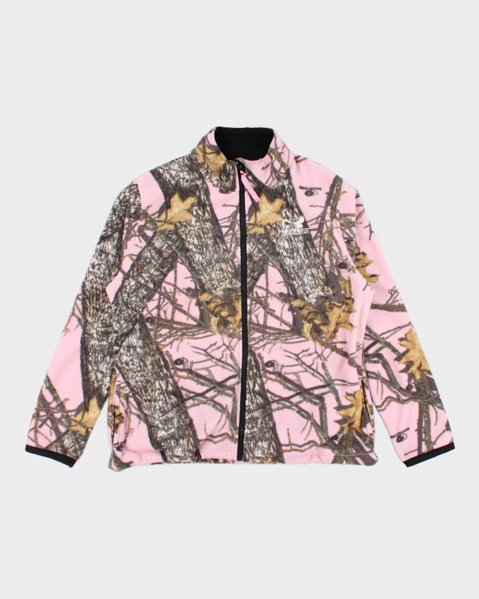 Kings River Pink Camouflage Fleece - L