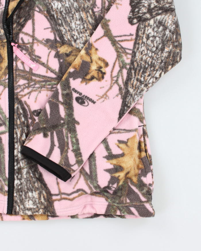 Kings River Pink Camouflage Fleece - L