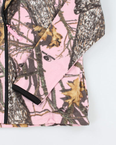 Kings River Pink Camouflage Fleece - L