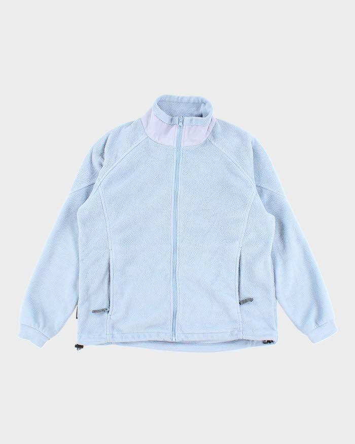 Columbia Light Blue Full-zip Fleece - L