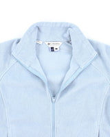 Columbia Light Blue Full-zip Fleece - L