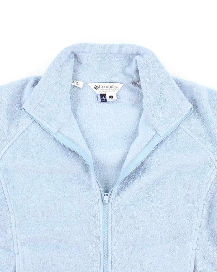 Columbia Light Blue Full-zip Fleece - L