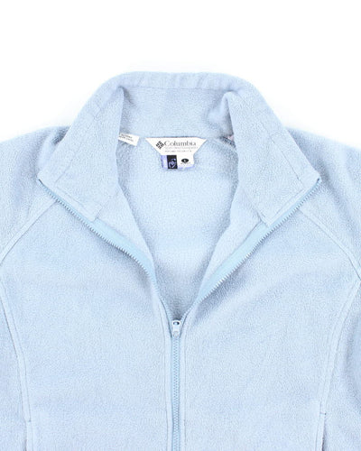 Columbia Light Blue Full-zip Fleece - L