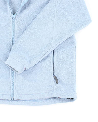 Columbia Light Blue Full-zip Fleece - L
