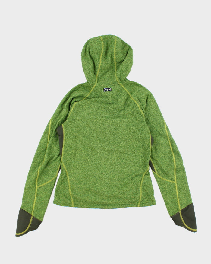 Adidas Green Hooded Lined Fleece - M