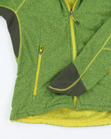 Adidas Green Hooded Lined Fleece - M