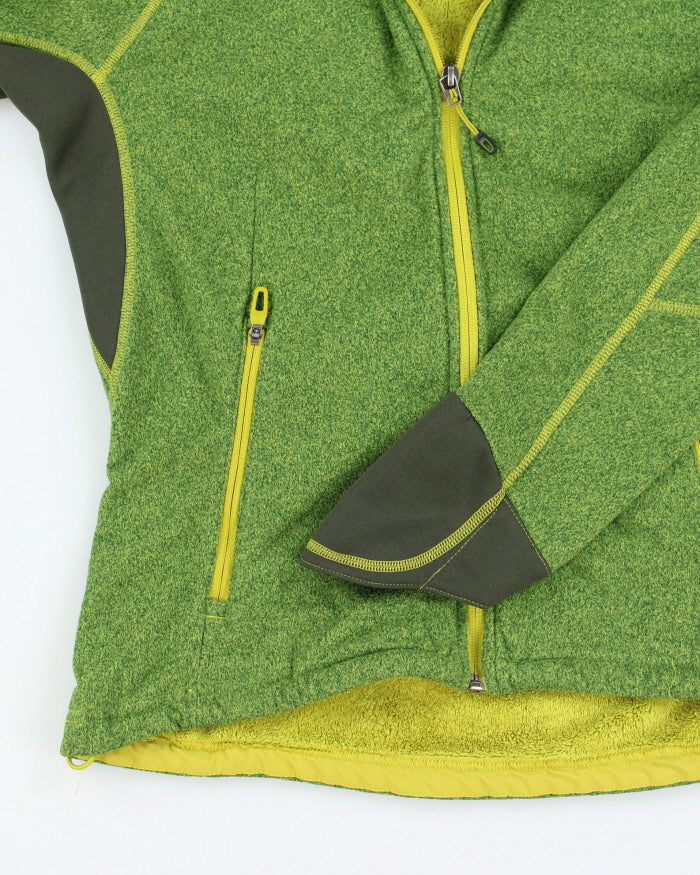 Adidas Green Hooded Lined Fleece - M