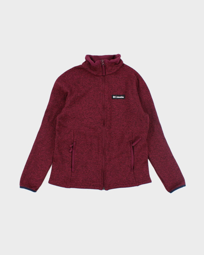 Columbia Purple Zip-up Fleece - XS