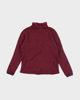 Columbia Purple Zip-up Fleece - XS