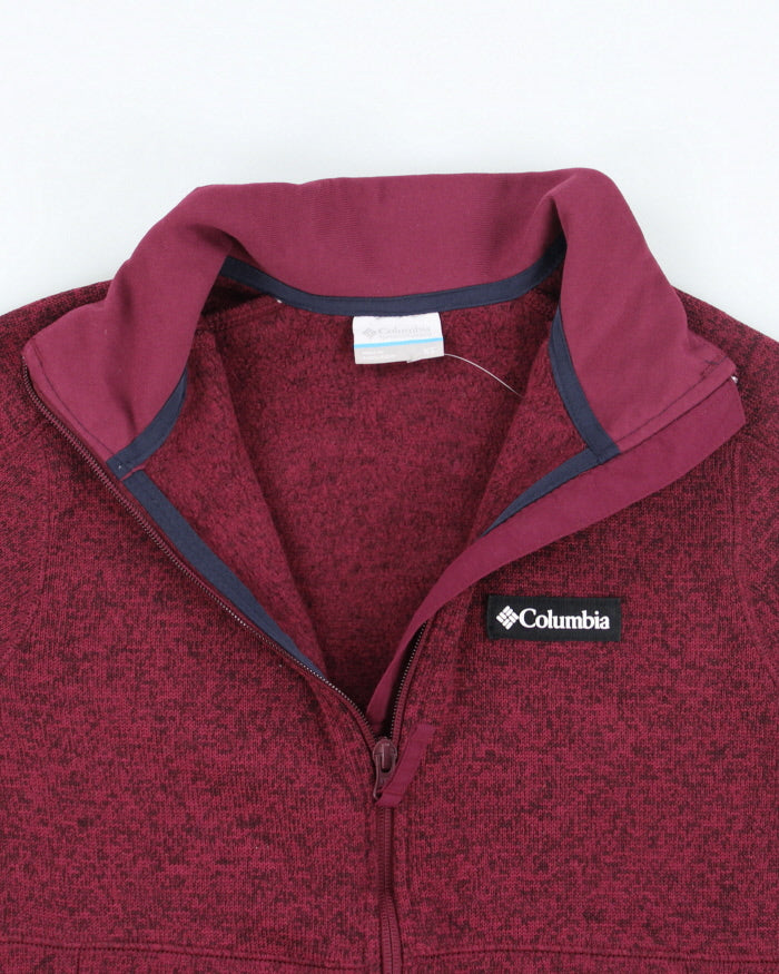 Columbia Purple Zip-up Fleece - XS