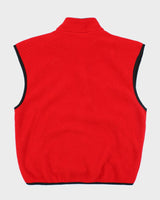 The North Face Red Sleeveless Fleece - M