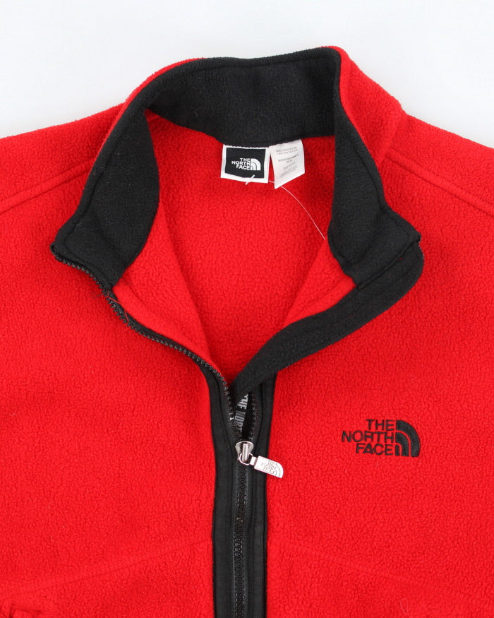 The North Face Red Sleeveless Fleece - M