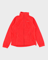Columbia Red Full-Zip Fleece - S