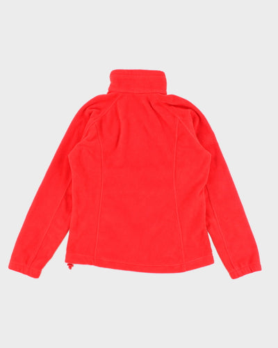 Columbia Red Full-Zip Fleece - S